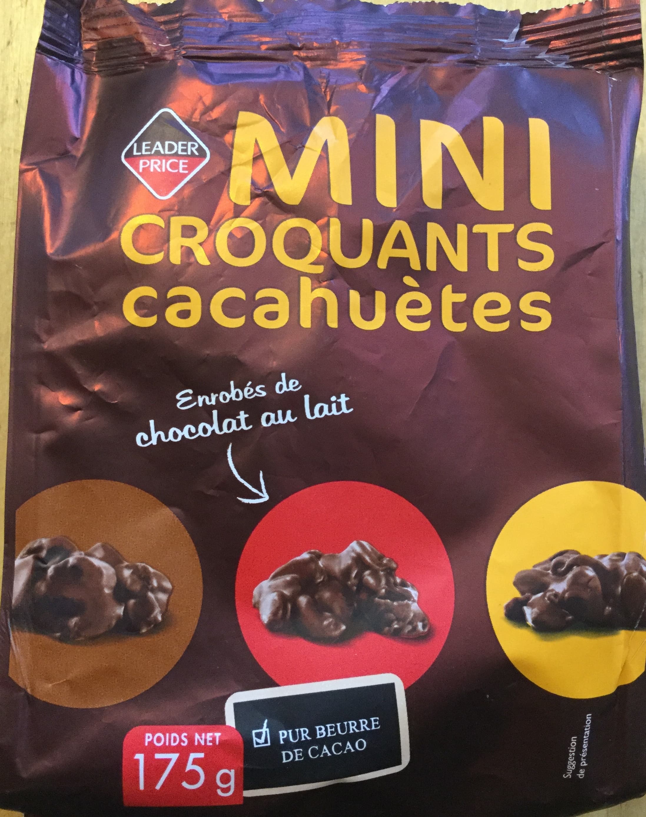 Leader Price Mini croquants cacahuètes packshot