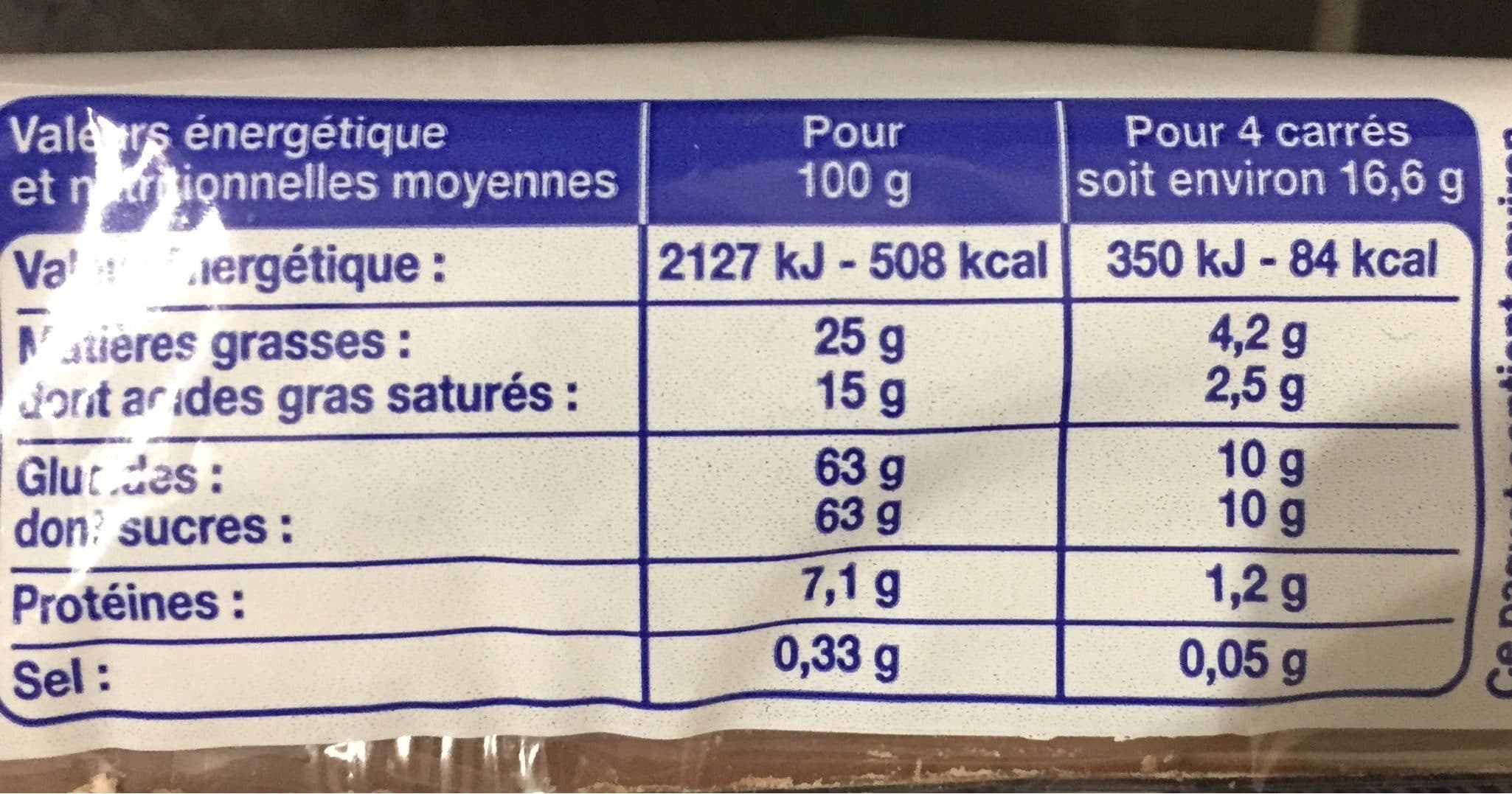 Le Prix Gagnant ! Chocolat au Lait packshot