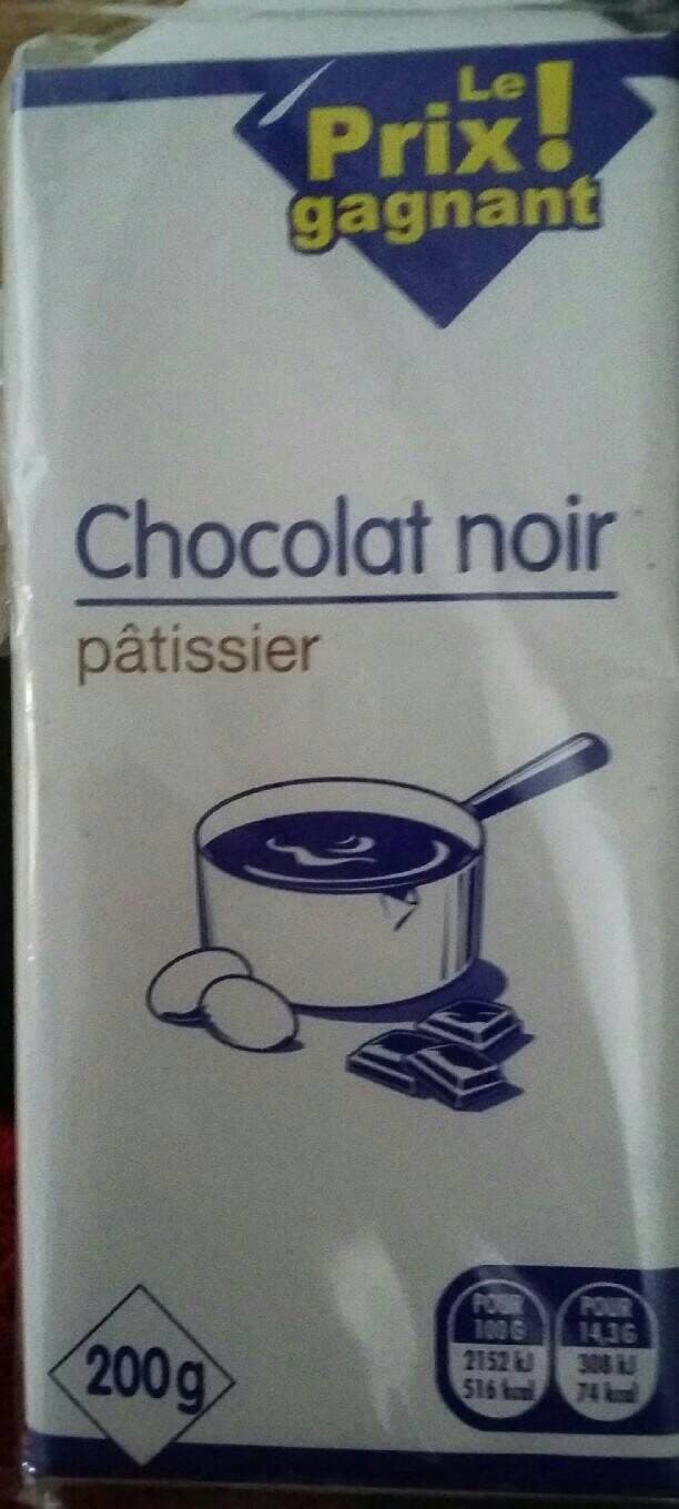 Le Prix Gagnant Chocolat noir pâtissier packshot