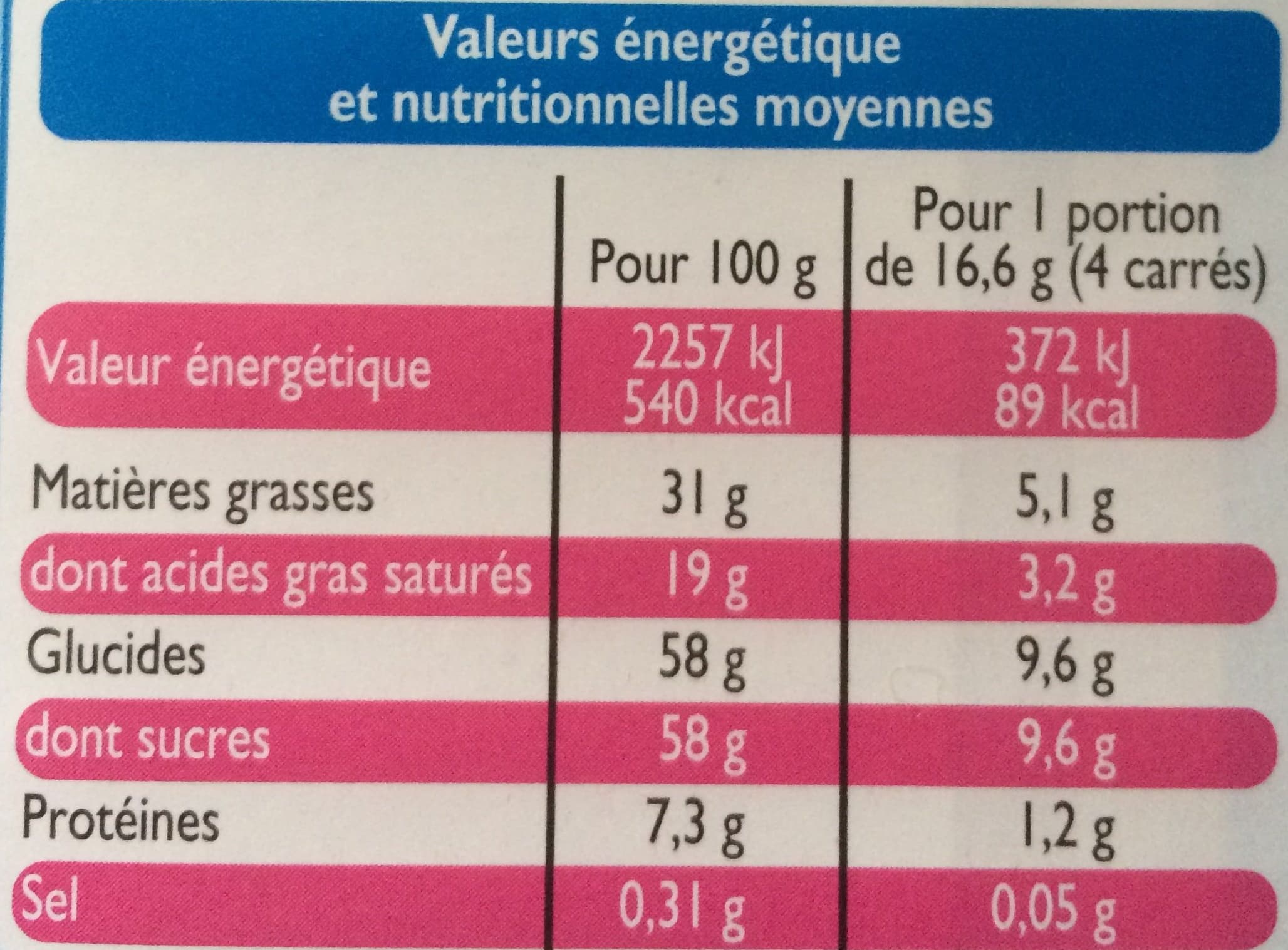 Leader Price Chocolat blanc packshot