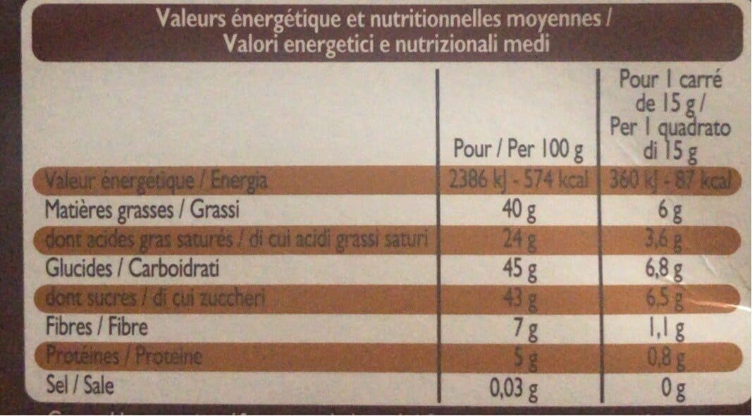 Leader Price Noir Fourré Truffe Fantaisie packshot