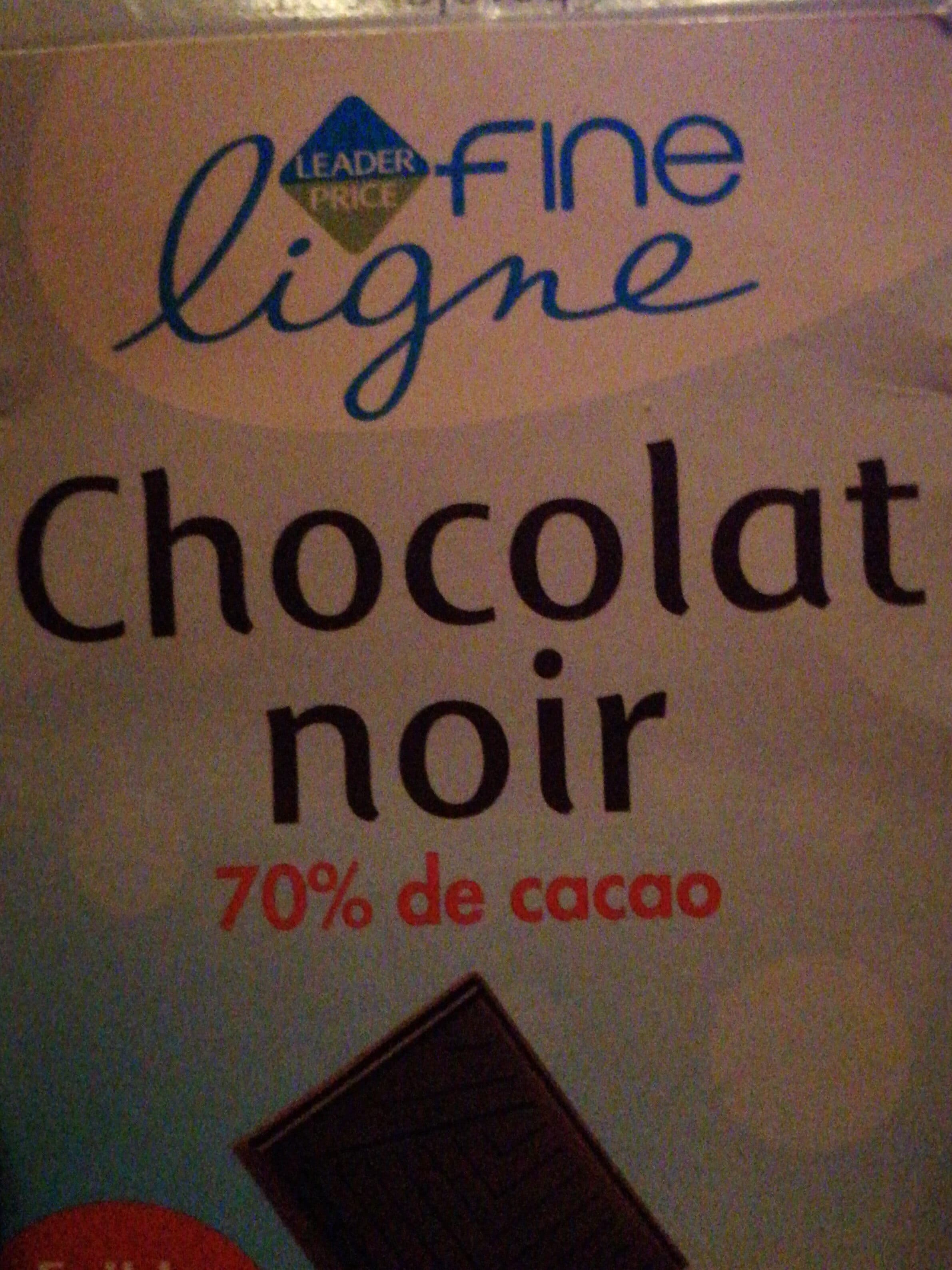 Leader Price chocolat ligne packshot