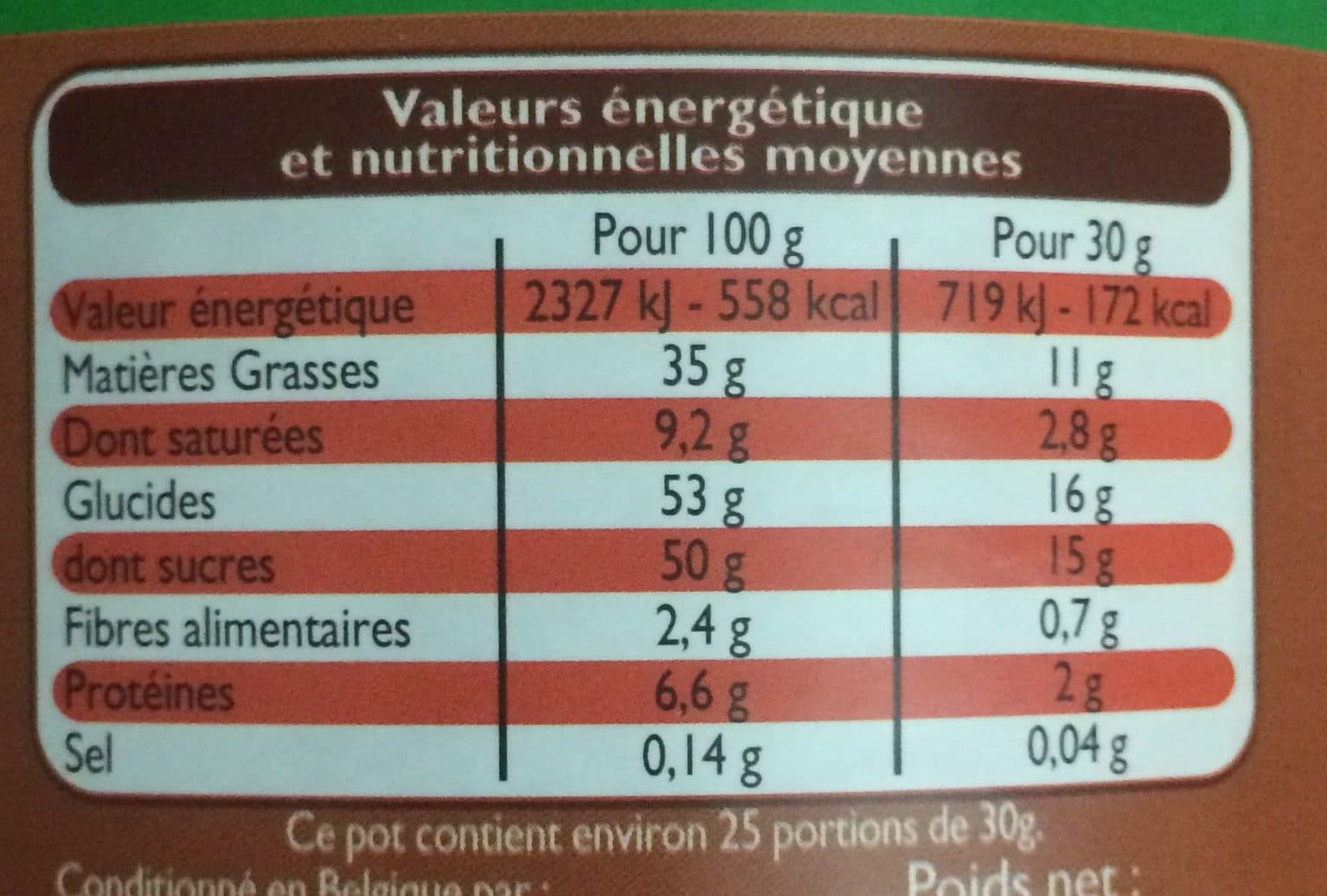 Leader Price Pralina noisettes packshot