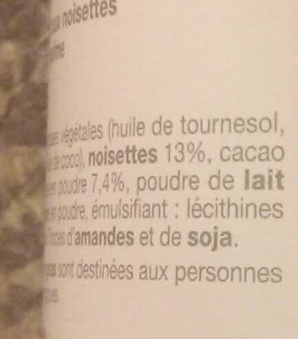 Franprix Pâte à tartiner noisettes packshot