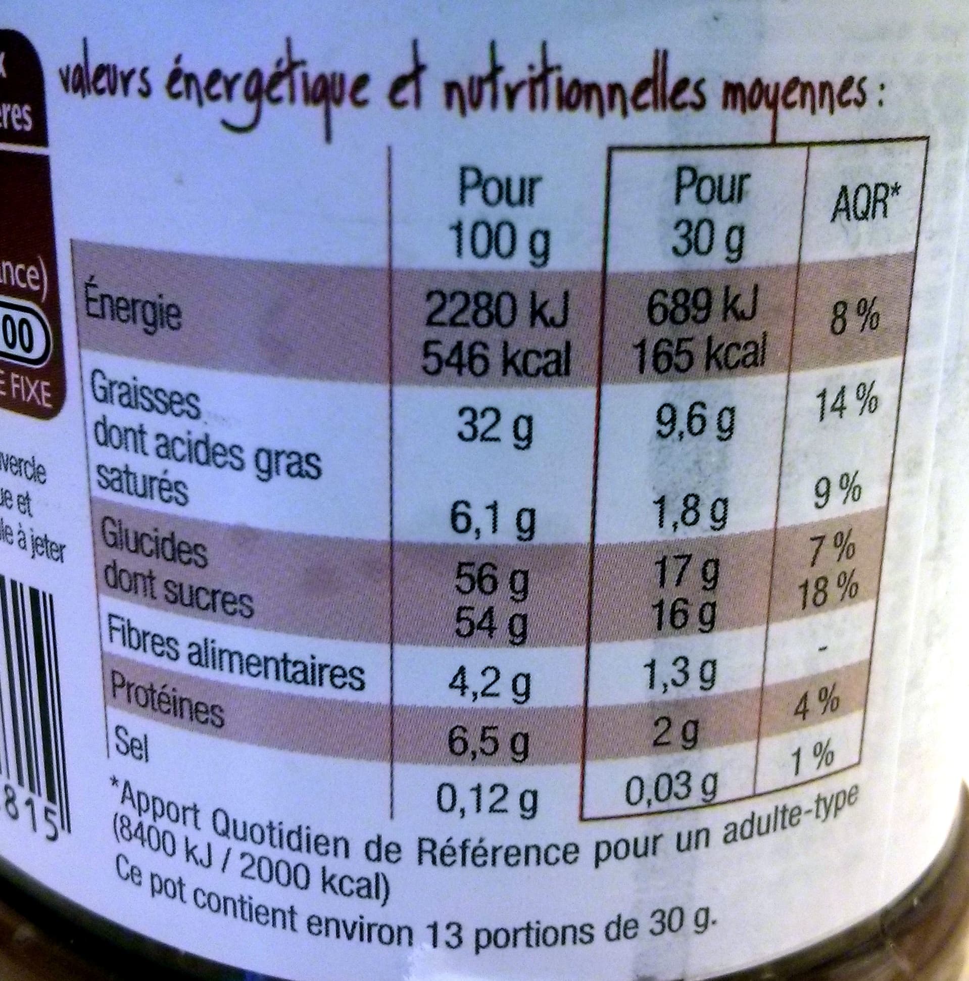 Franprix Pâte à tartiner noisettes packshot