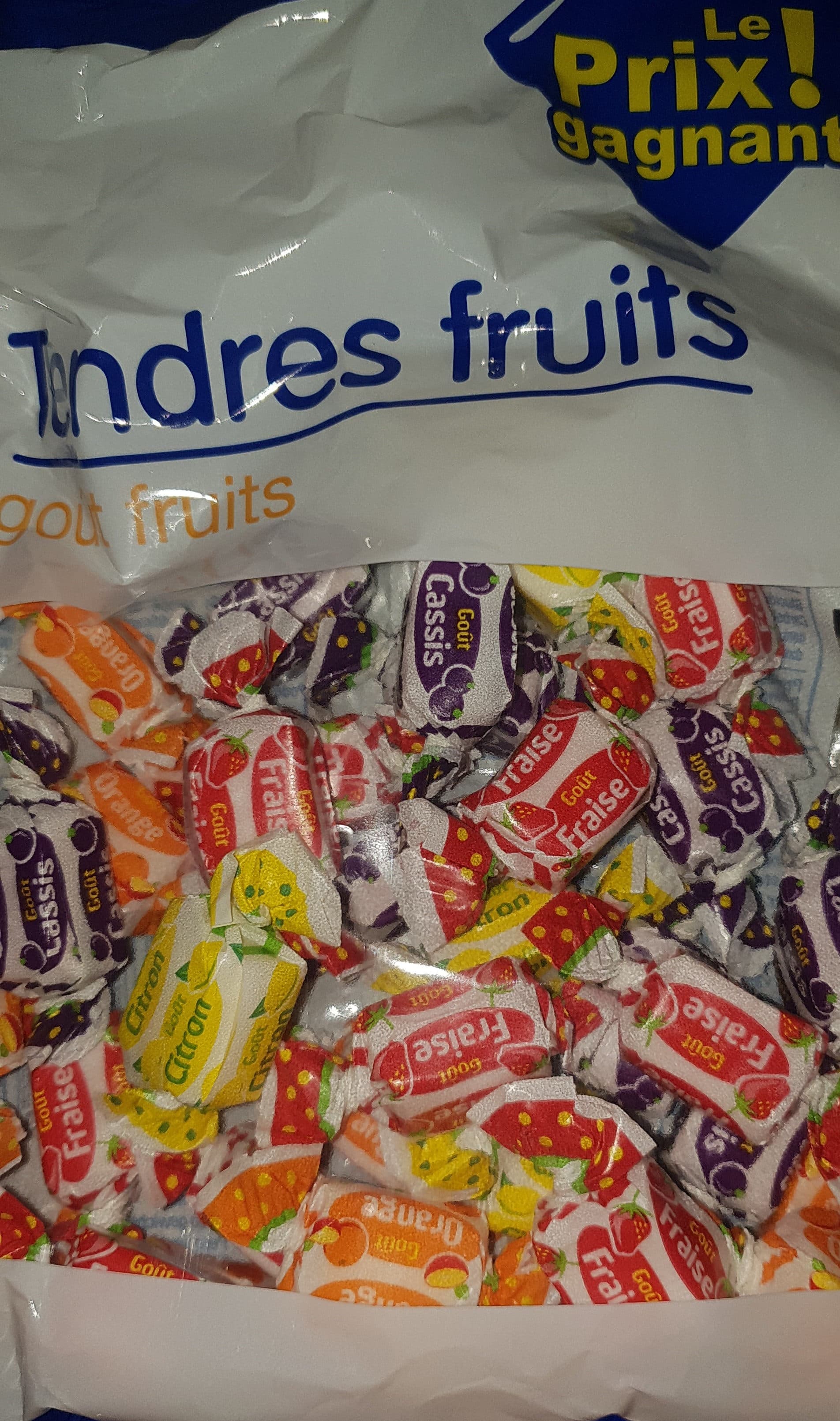 Le prix gagnant Bonbon tendre fruit packshot
