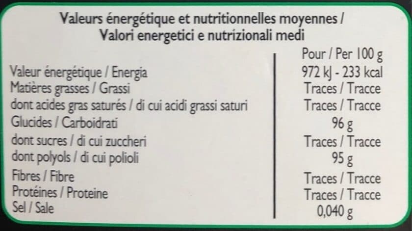 Leader Price Bonbons goût réglisse sans sucres packshot