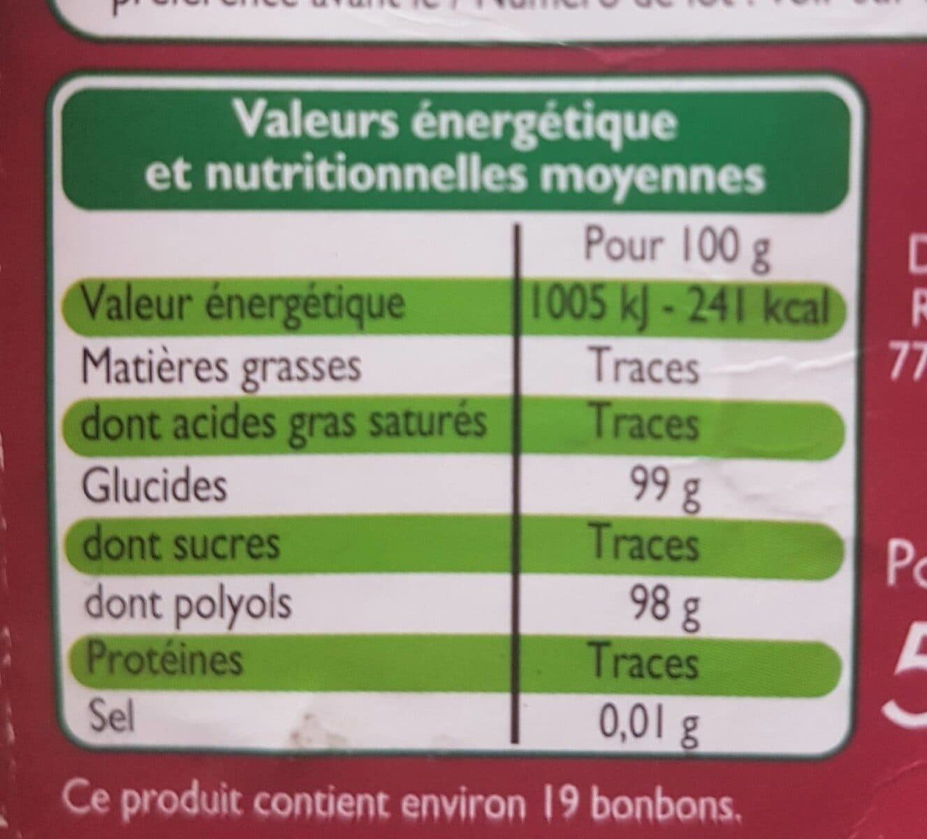 Leader Price Bonbons goût cassis menthol packshot
