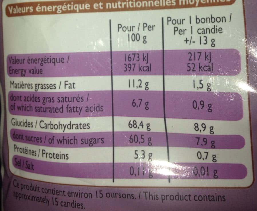 Leader Price Ourson guimauve fantaisie, chocolat au lait packshot