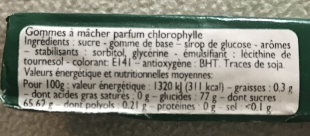 Leader Price Tablette Chewing Gum packshot