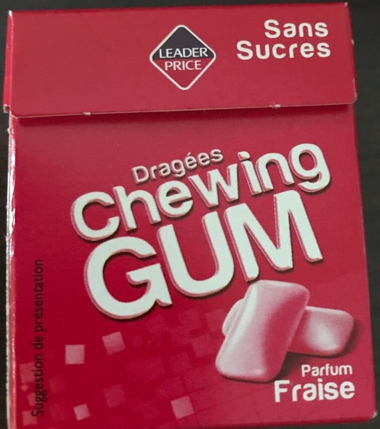 Leader Price Chewing gum packshot