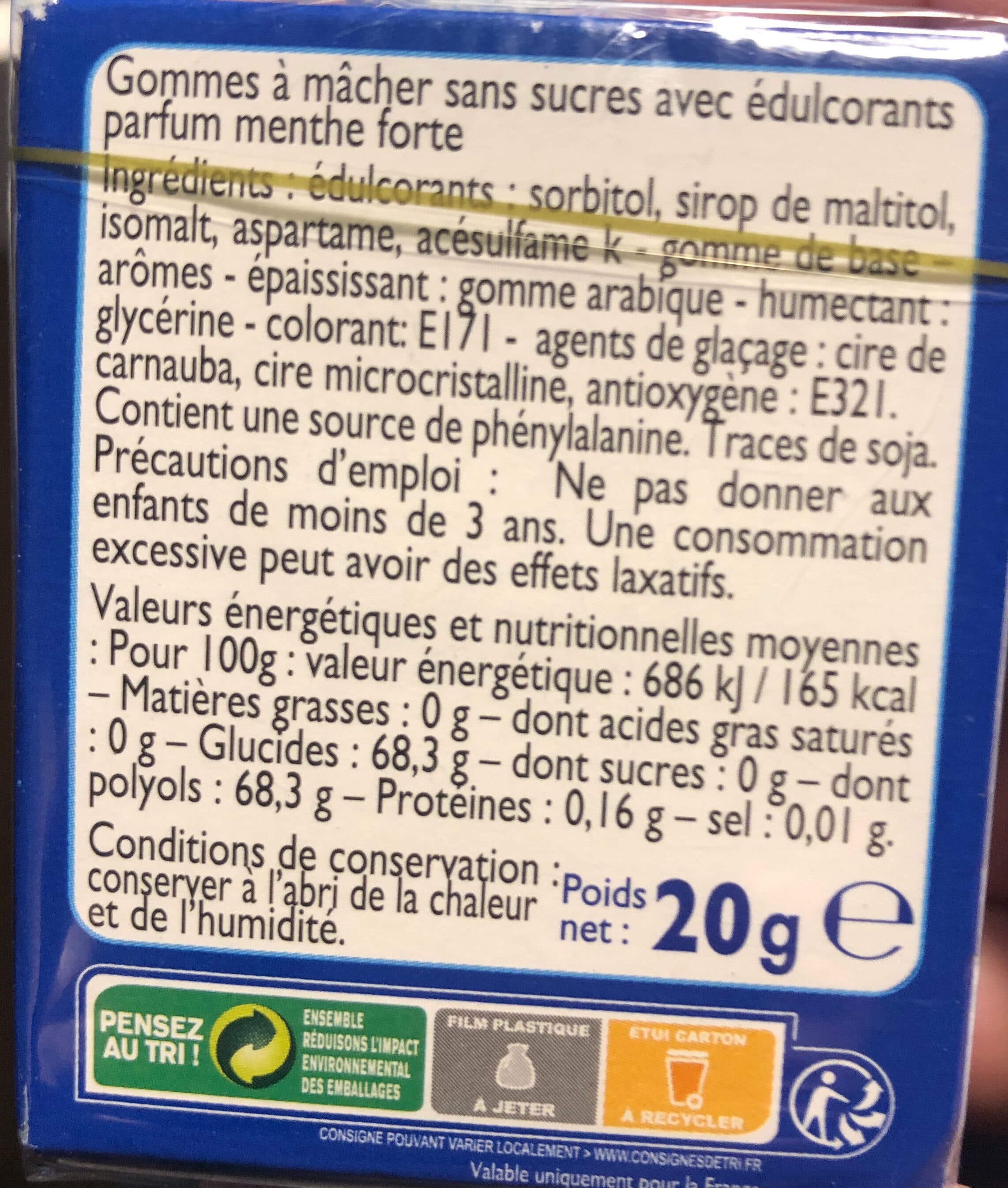 Leader Price Dragées Chewing-Gum packshot