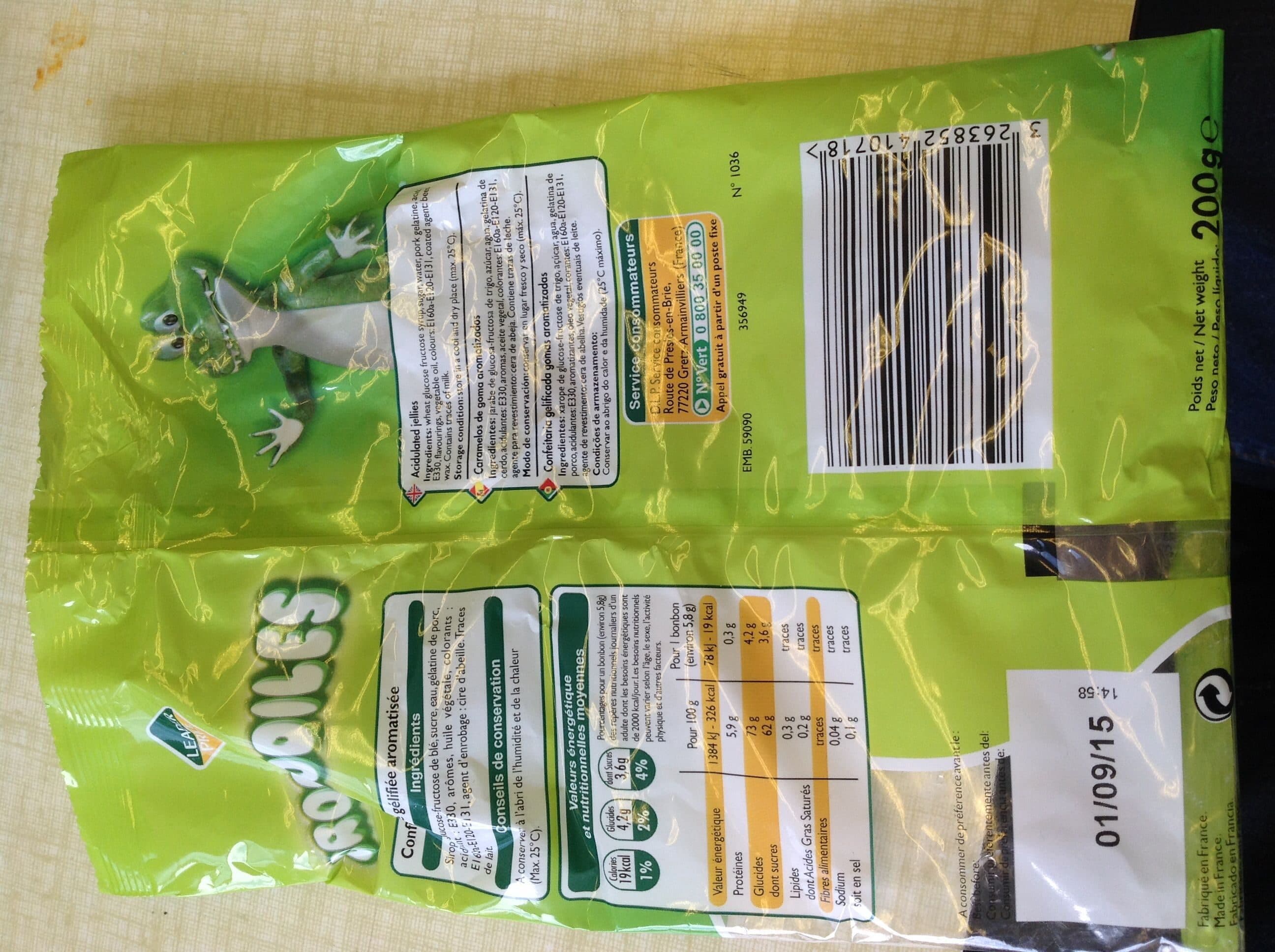 Leader Price Crocodiles packshot