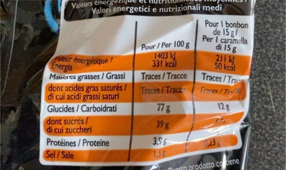 Leader Price Rouleaux Goût Reglisse packshot