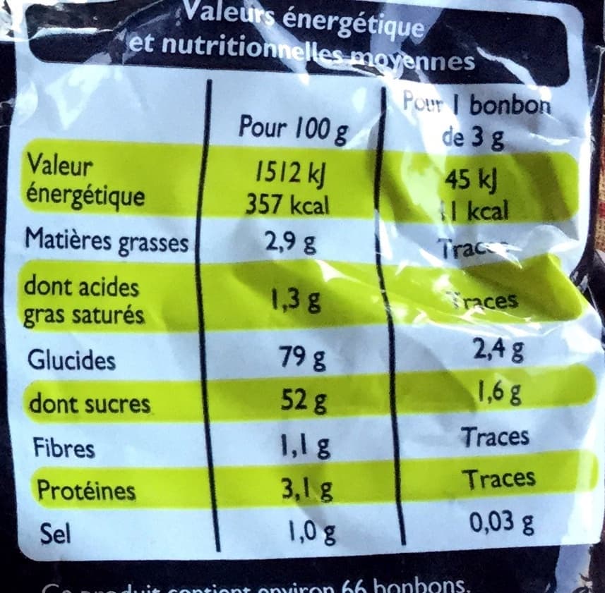 Leader Price Bâtonnets Fourrés Goût Réglisse packshot