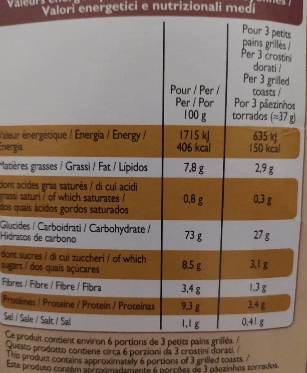 Leader Price Petits Pains Grillés au Froment packshot