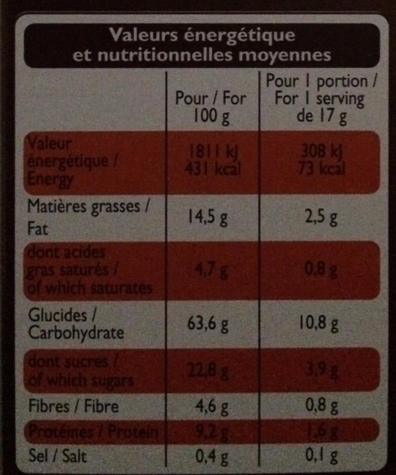 Leader Price Tartines Craquantes Fourrées au Chocolat packshot