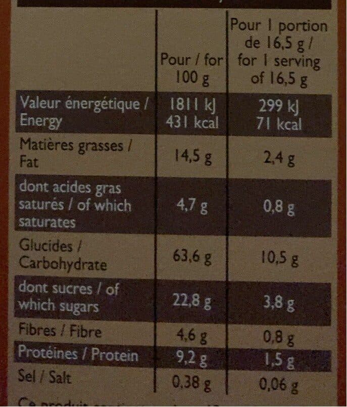Leader Price Tartine craquantes fourrées au chocolat packshot
