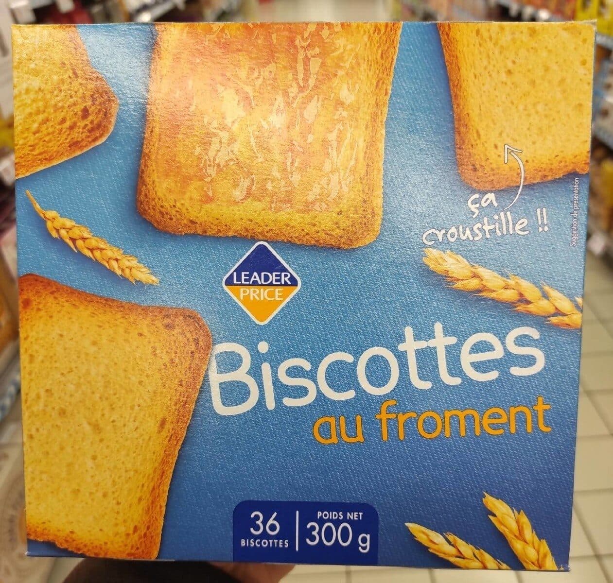 leader Biscottes au froment packshot