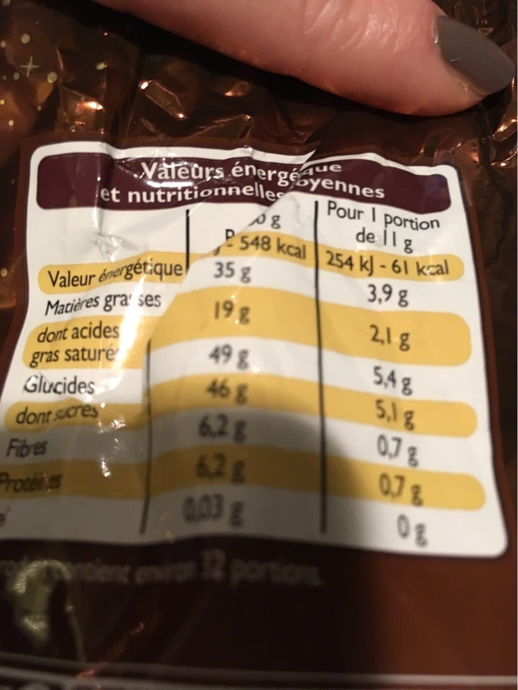 Trocadéro Papillote chocolat noir packshot