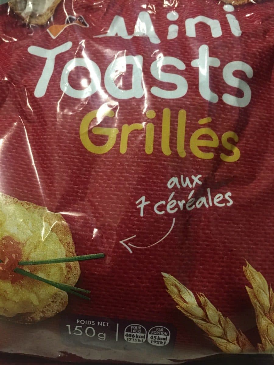 Open Food Facts Mini Toasts Grillés packshot