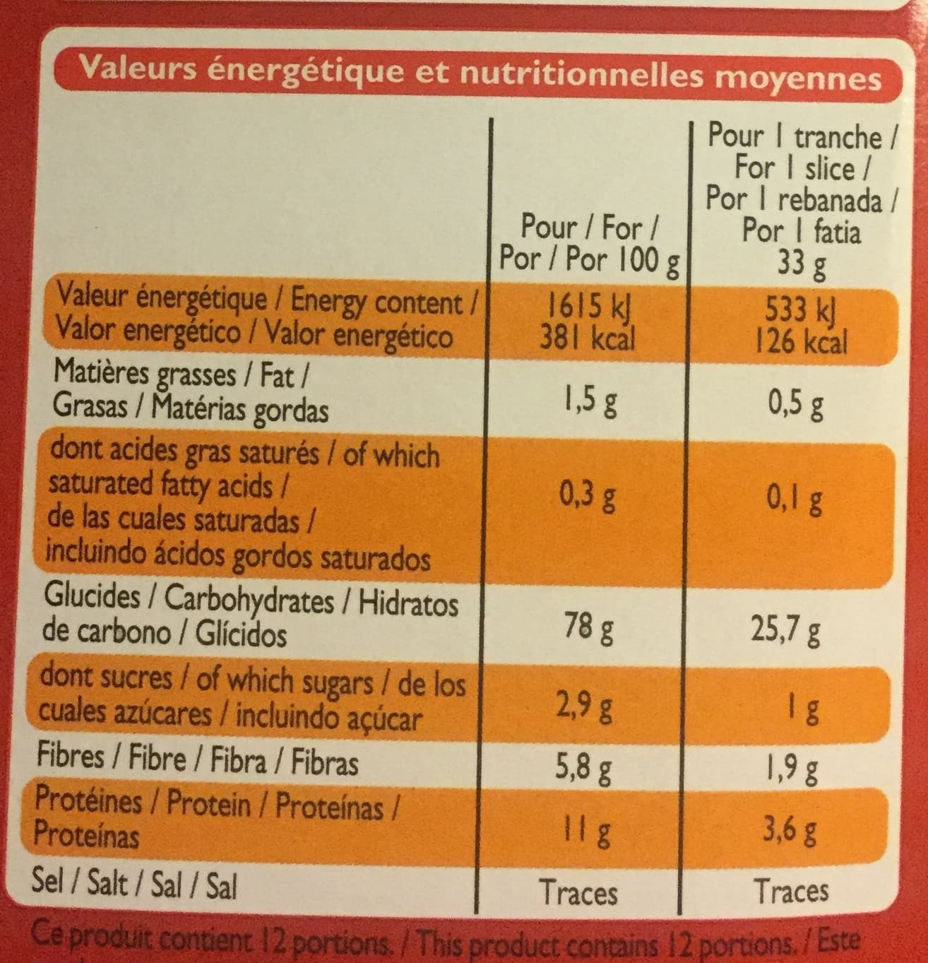Leader Price Pain azyme craquant packshot