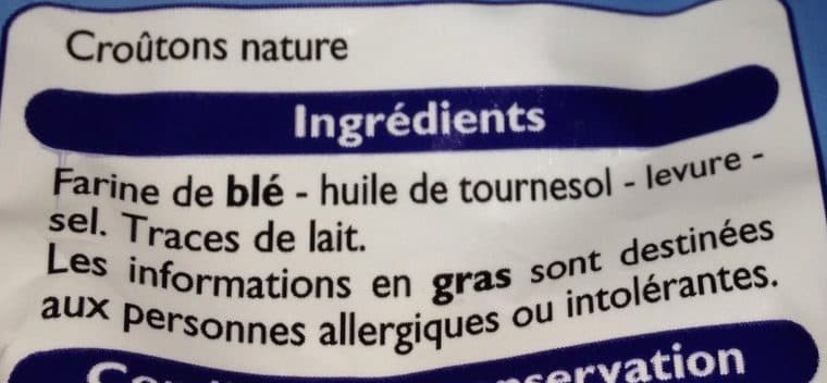 Leader Price Croûtons nature spécial soupe packshot