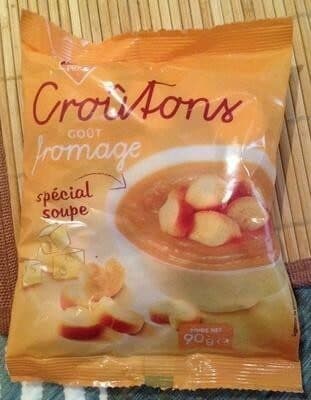 Leader Price Croûtons goût fromage spécial soupe packshot