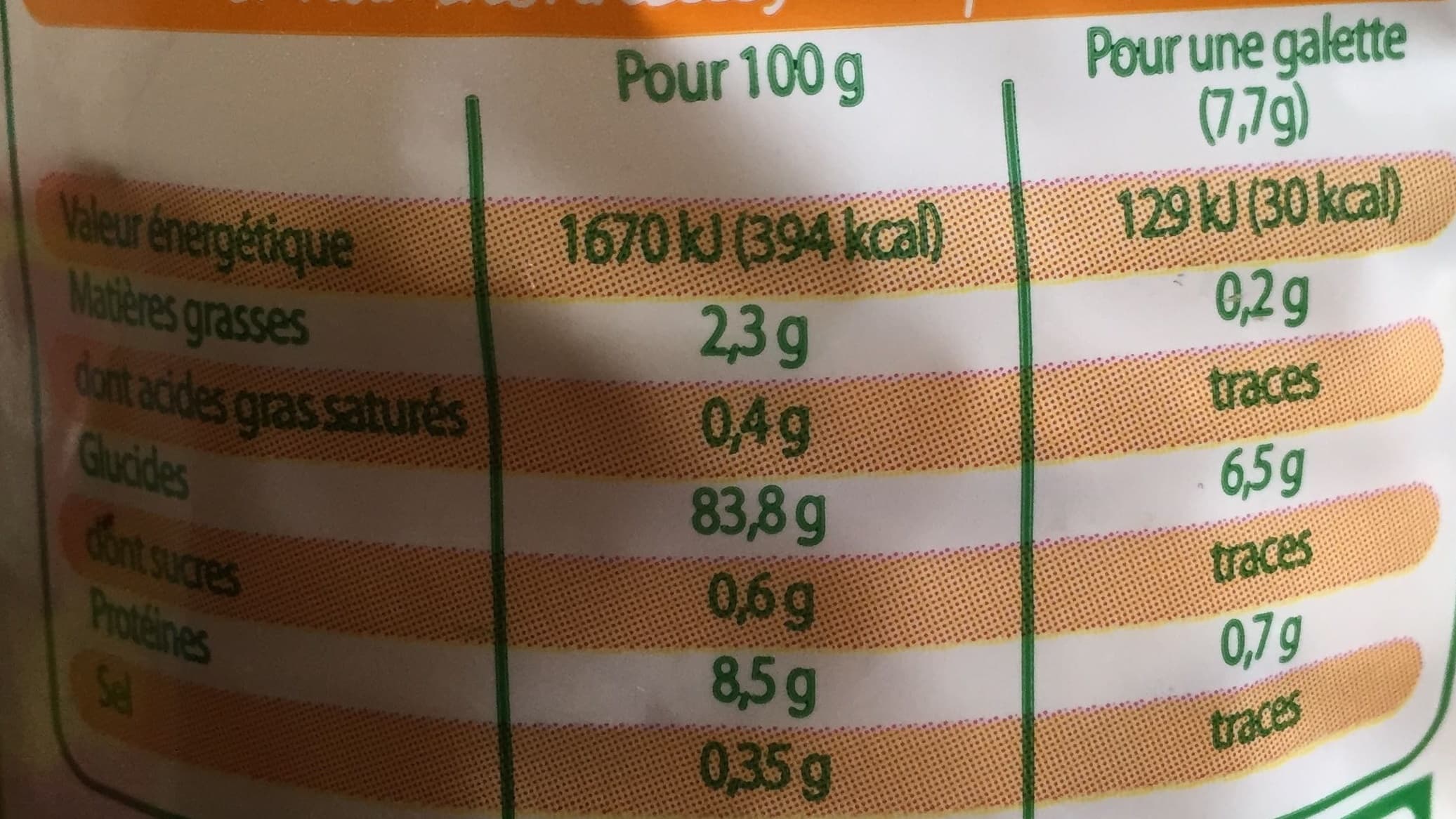 Leader Price Galettes de riz complet packshot