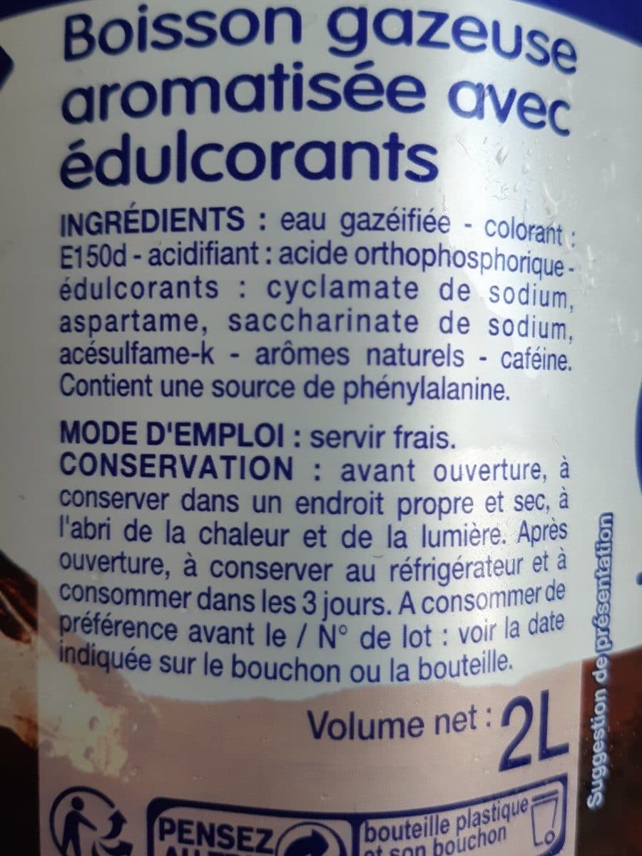 Open Food Facts Cola 2litres packshot