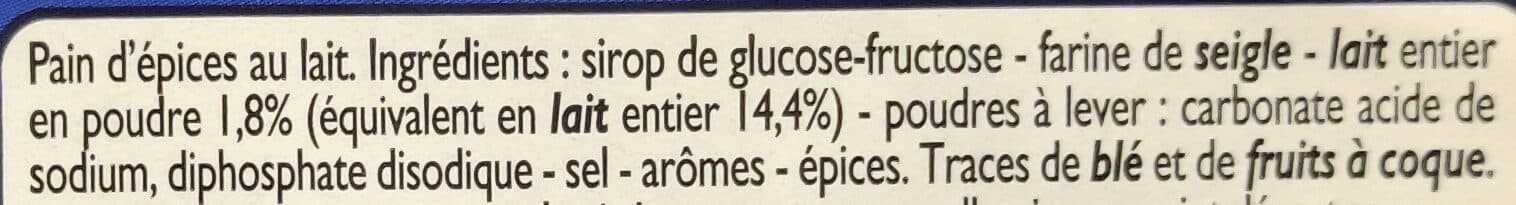 Leader Price Pain d'épices fondant au lait packshot