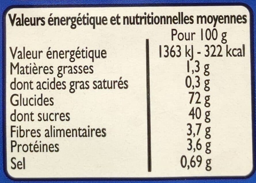Leader Price Pain d'épices fondant au lait packshot