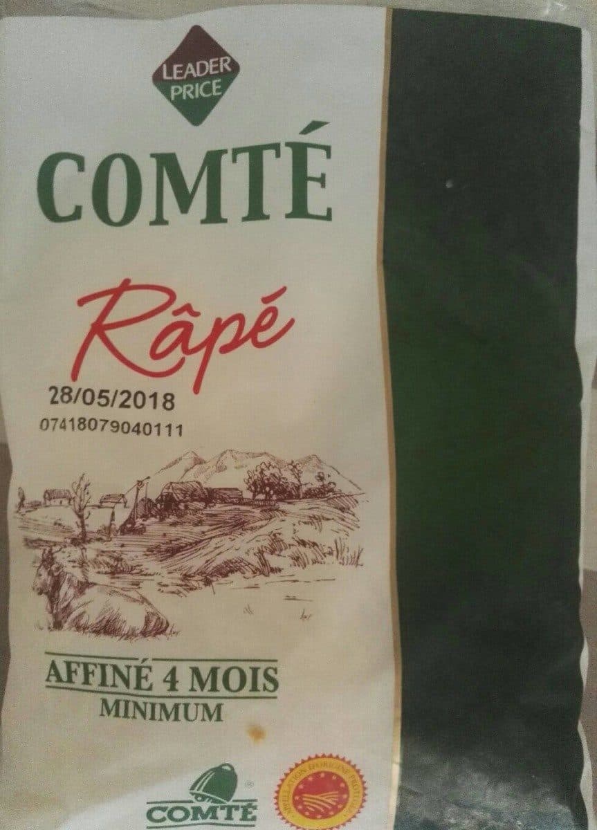Leader Price Comté râpé packshot