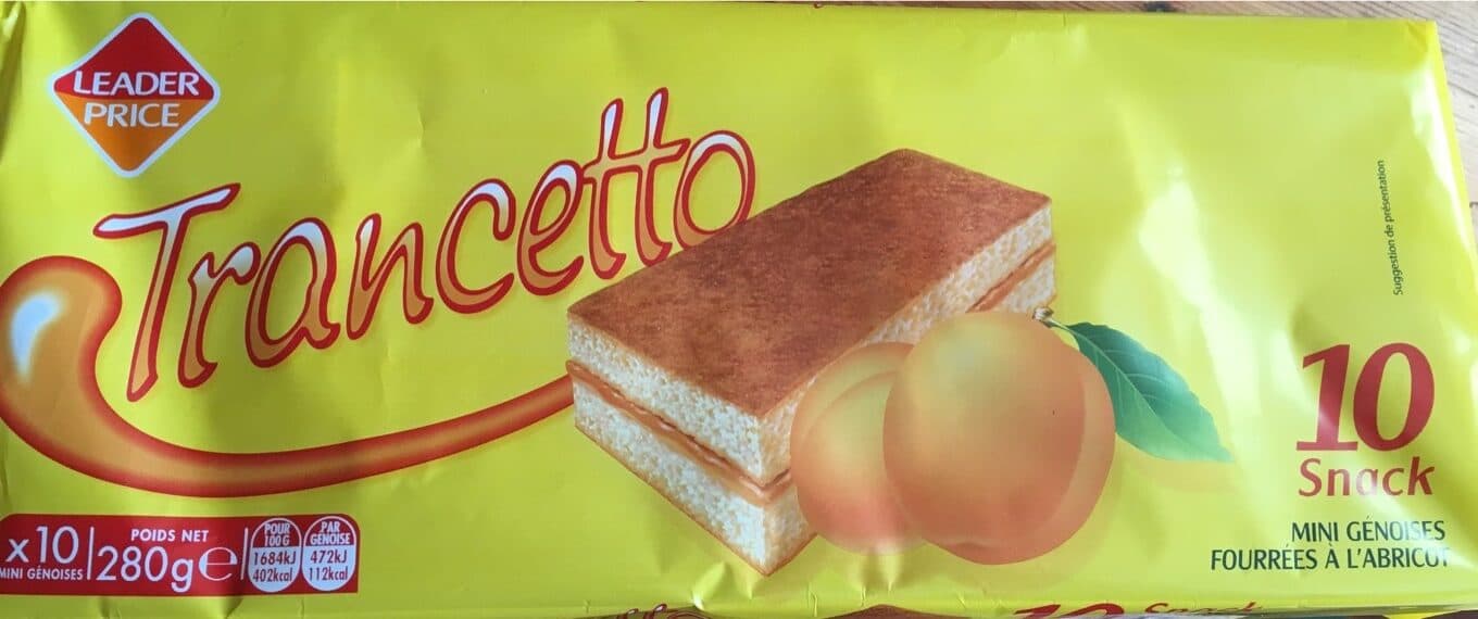 Leader Price Trancetto abricot packshot