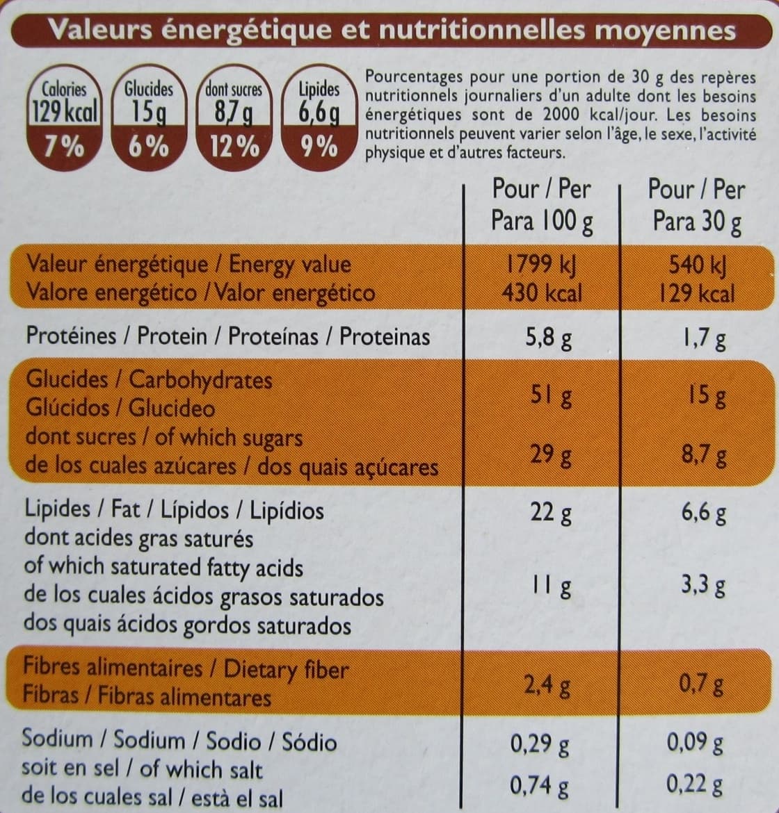 Leader Price Marbré goût chocolat packshot