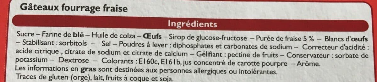 Leader Price Petits Fourrés 5 Gâteaux packshot