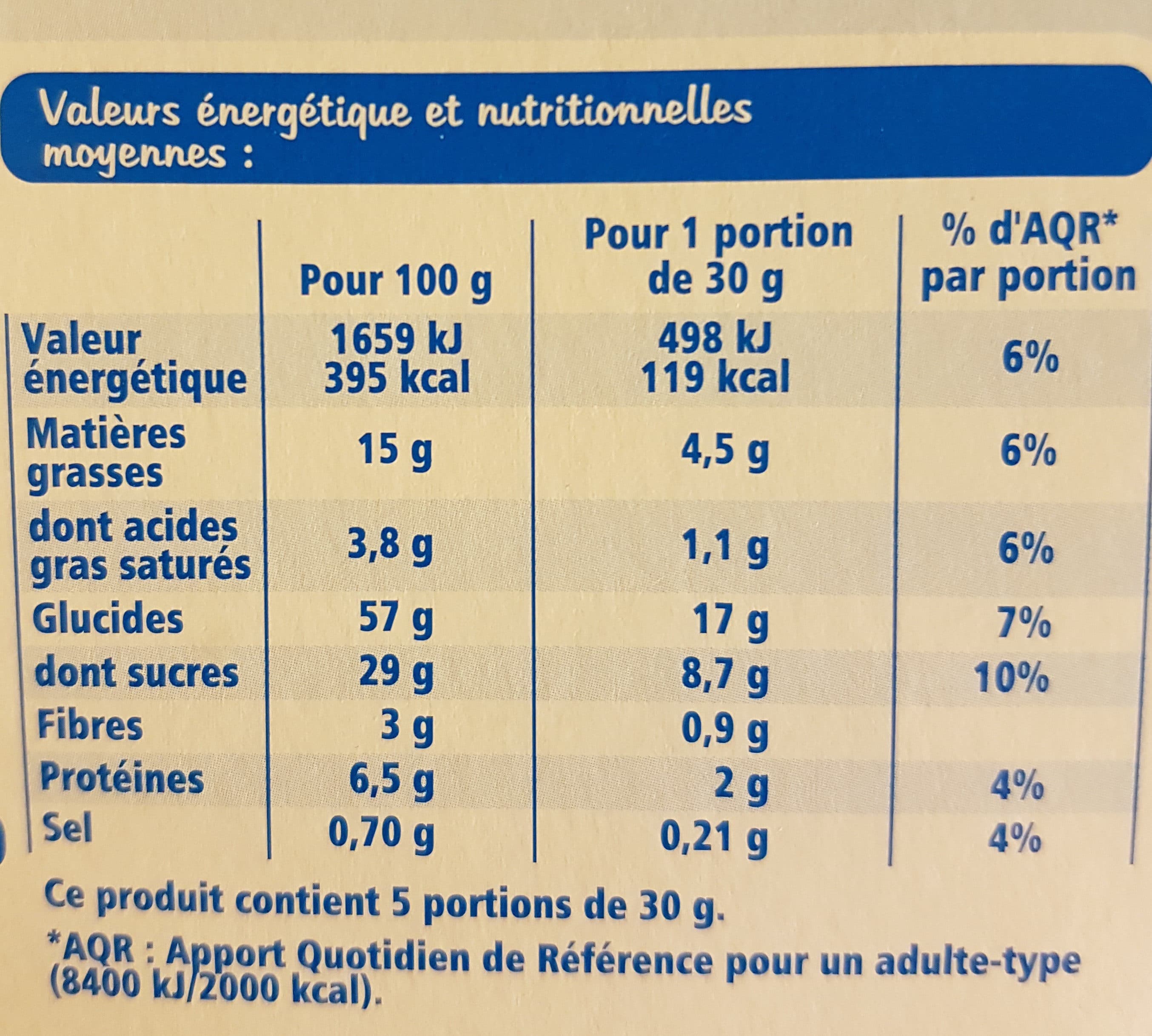 Leader Price Fine Ligne Mini-moelleux Pépites De Chocolat 5 Sachets packshot
