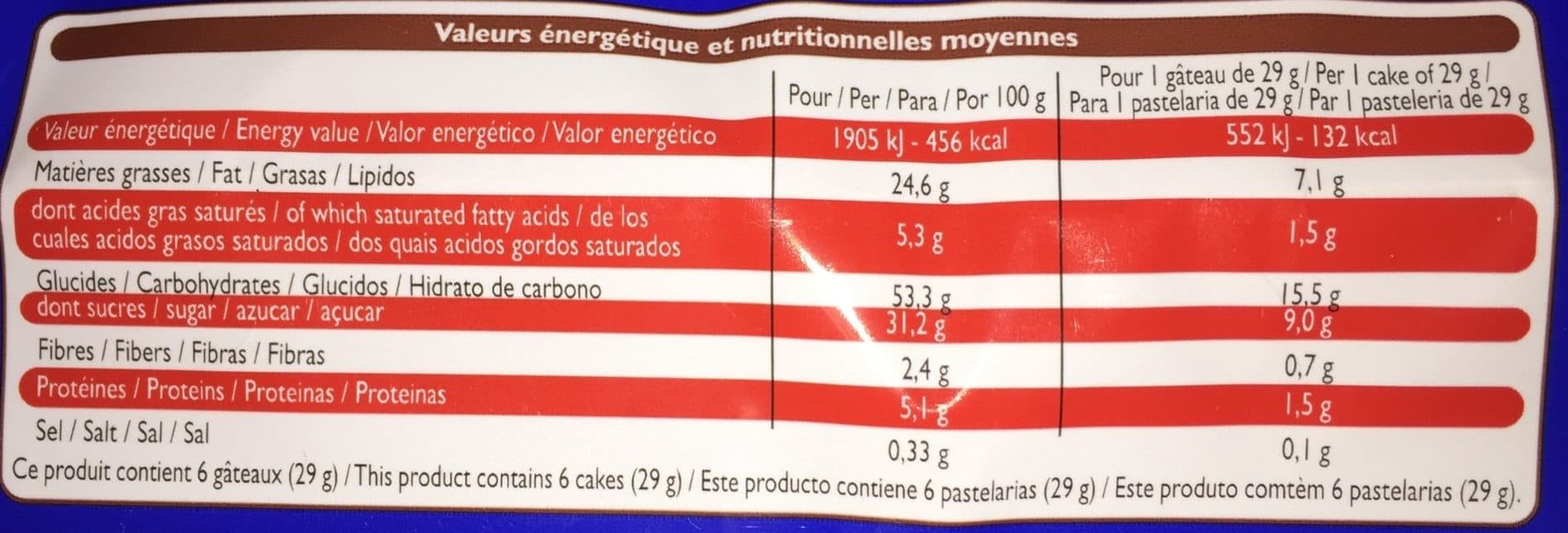 Leader Price Goûters Fourrés à la Mousse au Chocolat packshot