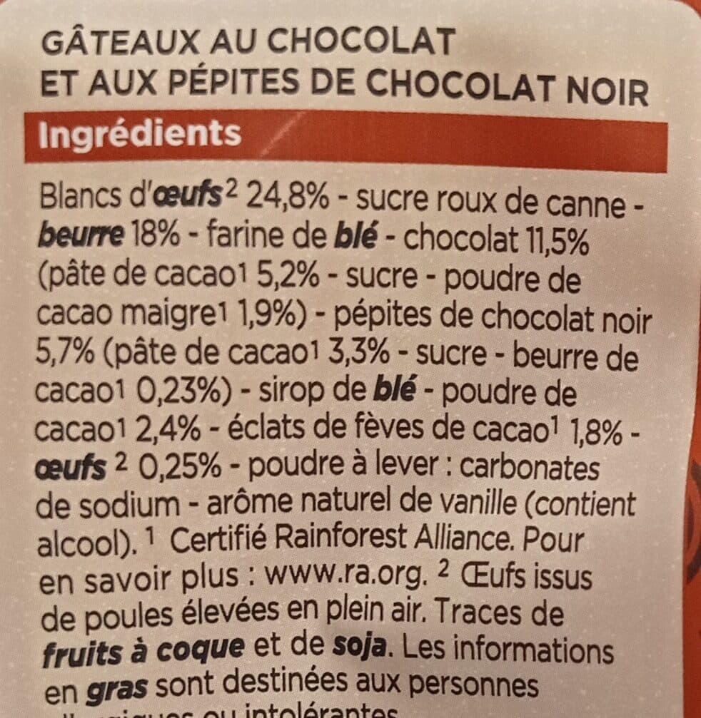 Franprix Les mini moelleux au chocolat packshot