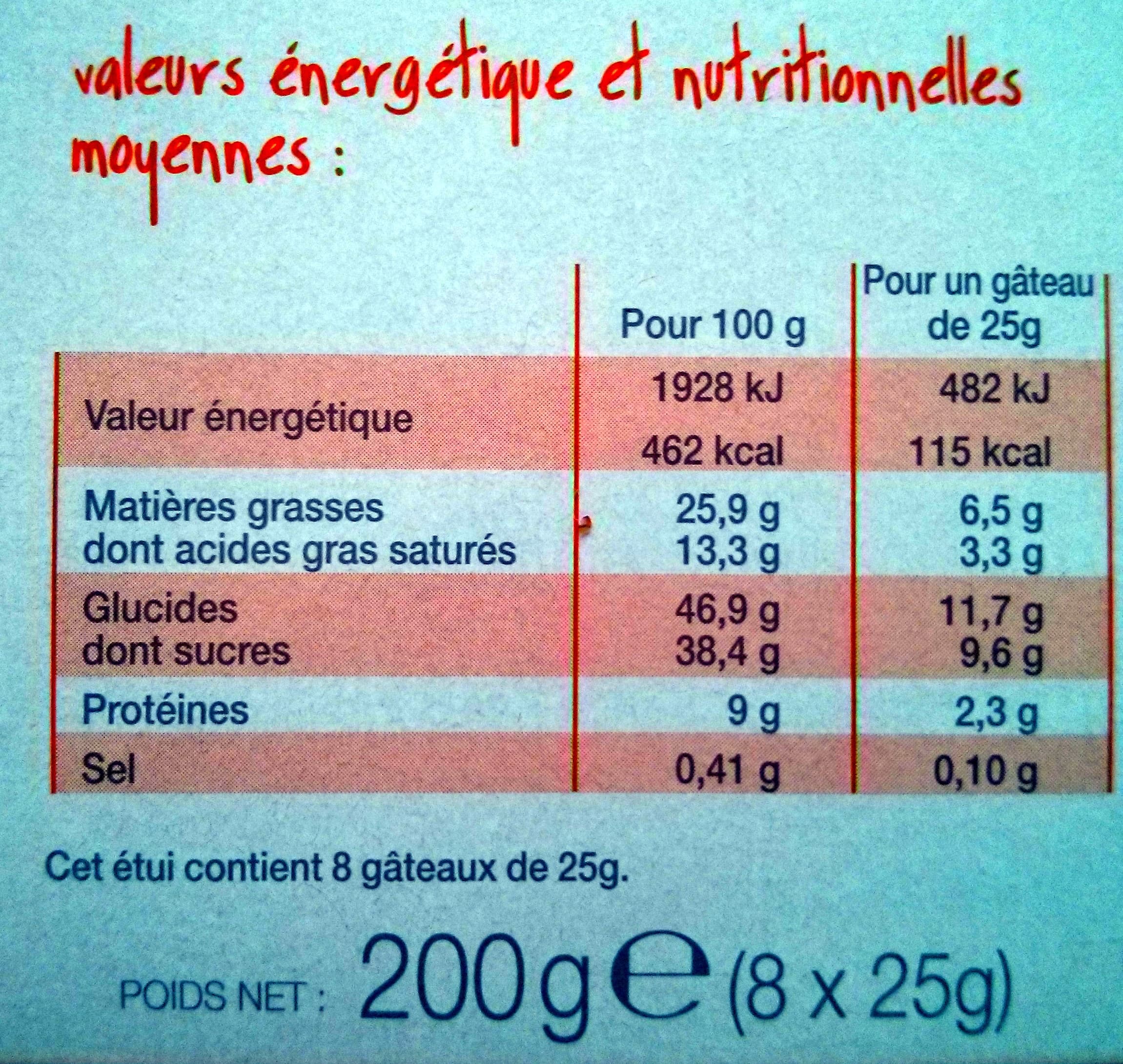 Marché Franprix Financiers aux amandes packshot