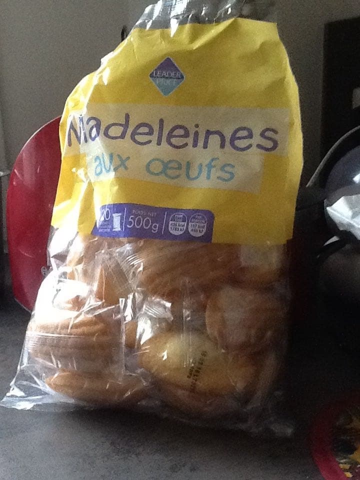Leader Price Madeleine aux oeufs packshot