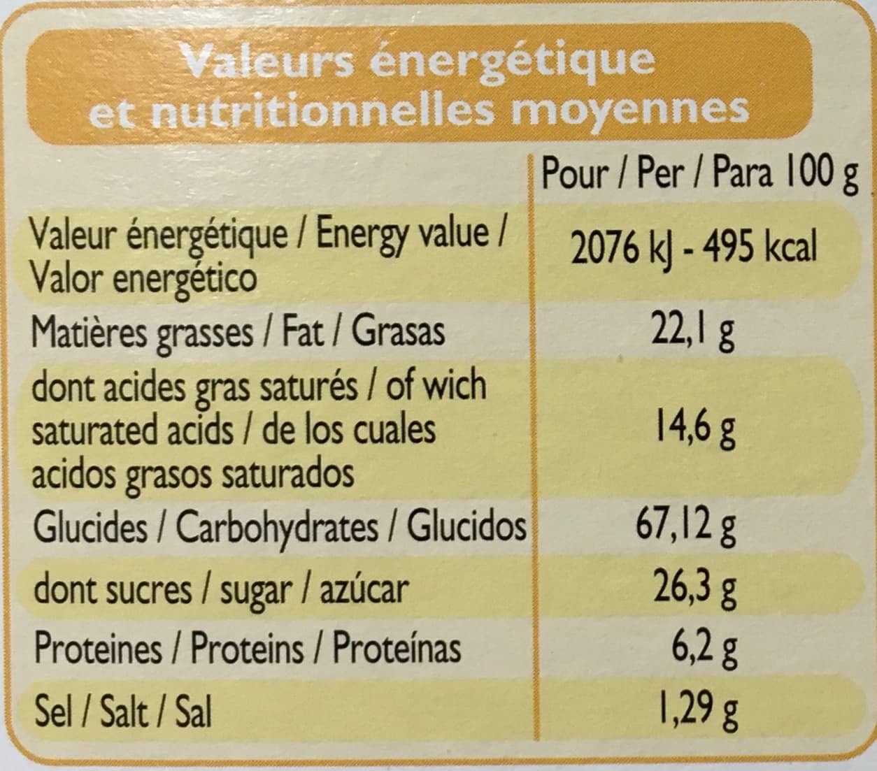 Leader Price 12 Maxi galettes bretonnes packshot