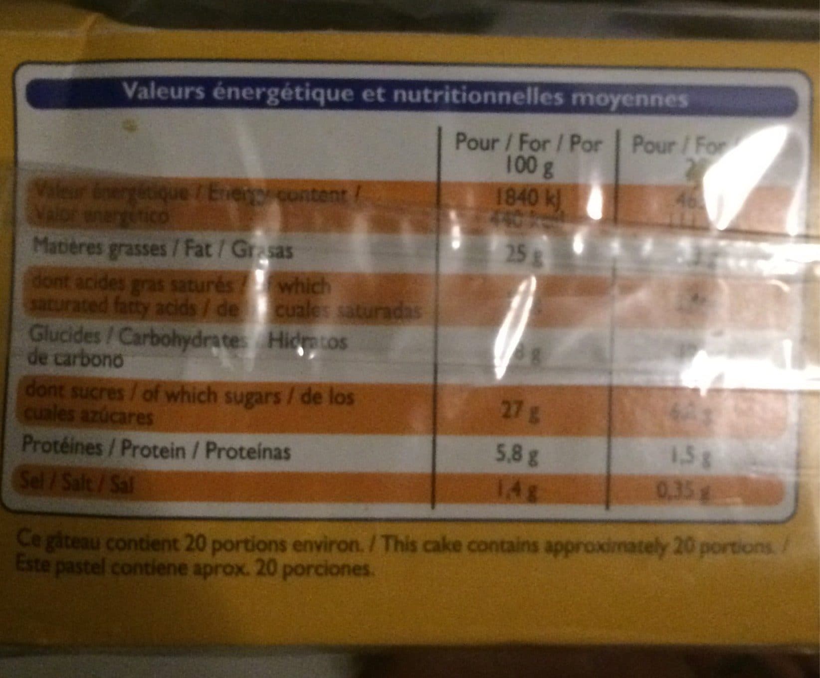 Leader Price Quatre quart breton packshot