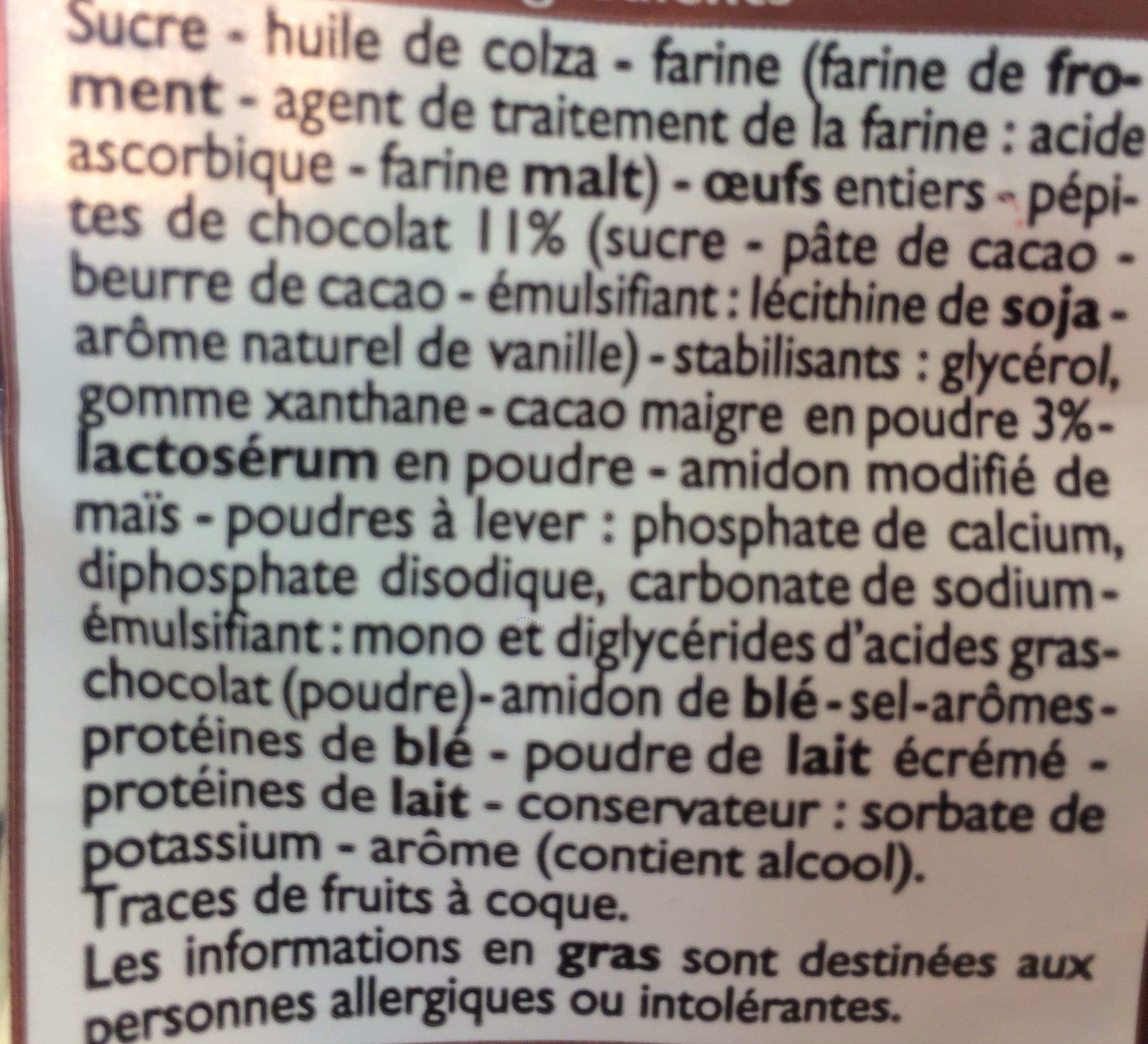 Leader Price Mini muffin goût chocolat aux pépites de chocolat packshot