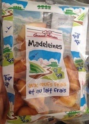 Grand Patissier Madeleines aux oeufs et au lait frais packshot