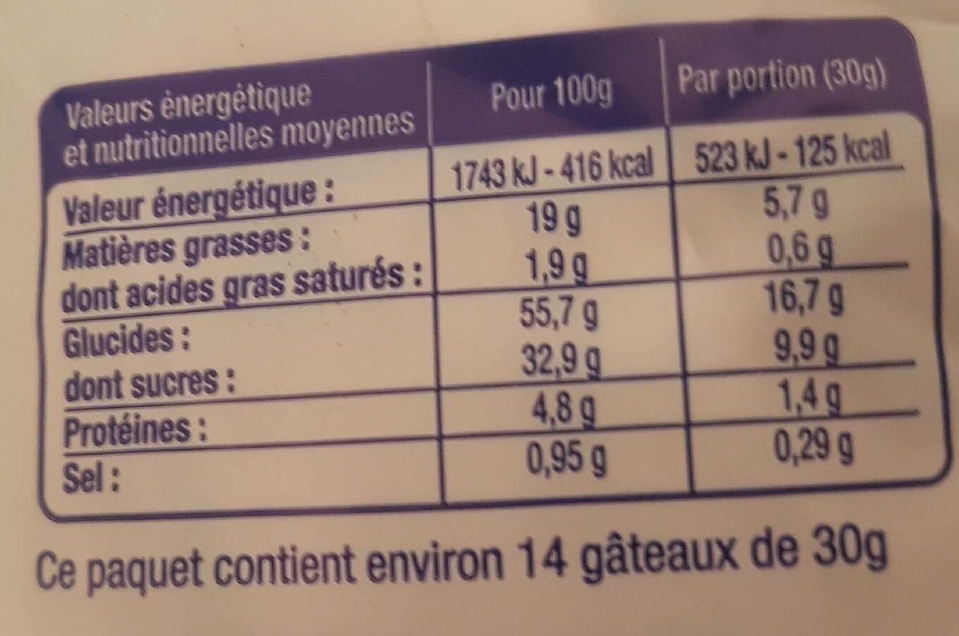 Le Prix Gagnant Leader Price 14 mini fourrés fraise packshot
