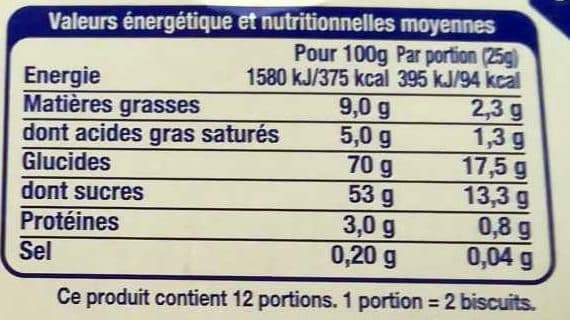 Leader Price Génoises framboise packshot