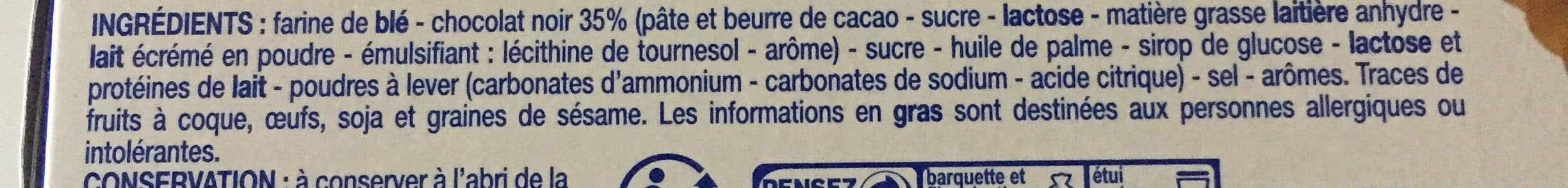 Le Prix Gagnant ! Biscuits Chocolat Noir packshot