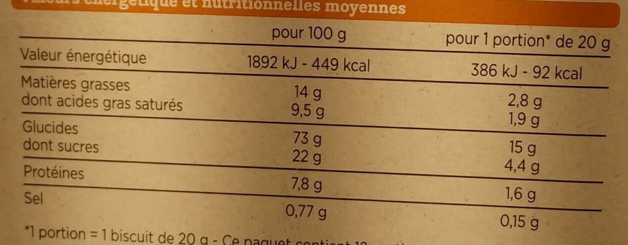Franprix Le Grand petit beurre packshot