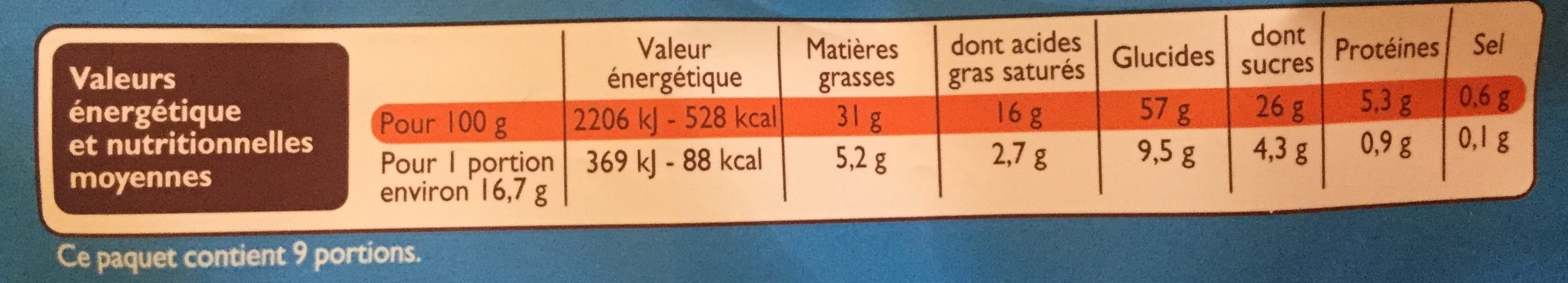 Leader Price Sprits chocolat au lait packshot